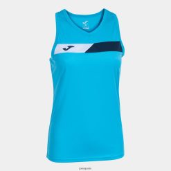 Joma T-shirt sans manches Turquoise fluorescent blanc bleu marine - Joma France 848X8P1832