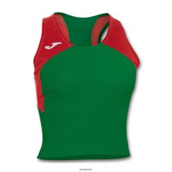 Joma T-shirt sans manches rouge vert - Joma Paris 848X8P3729