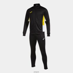 Joma Tracksuit Danubio II Jaune noir blanc - Joma France 848X8P256