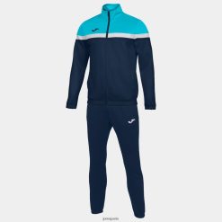 Joma Tracksuit Danubio Turquoise fluorescente bleu marine - Joma Paris 848X8P1060
