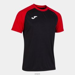 Joma Travail d'équipe à manches courtes de la chemise rouge noir - Joma France 848X8P4306