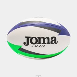 Joma balle de rugby J-Max bleu royal vert blanc - Joma Paris 848X8P2723