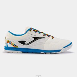 Joma chaussures de futsal cancha 22 bleu blanc - Joma Chaussure 848X8P2588
