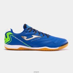 Joma chaussures de futsal maxima 23 intérieure vert fluorescent du bleu royal - Joma Chaussure 848X8P438