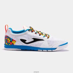 Joma chaussures de futsal tactico 22 intérieur bleu royal blanc - Joma Chaussure 848X8P15