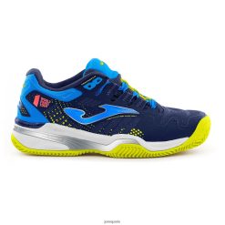 Joma chaussures slam jr 23 argile junior bleu marine bleu royal - Joma Chaussure 848X8P2726