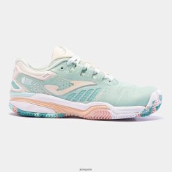 Joma chaussures slam jr 23 argile junior rose turquoise - Joma Chaussure 848X8P2698