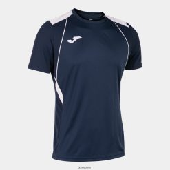 Joma chemise Championnat à manches courtes VII blanc bleu marine - Joma Paris 848X8P240