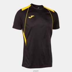 Joma chemise Championnat à manches courtes VII jaune noir - Joma France 848X8P647