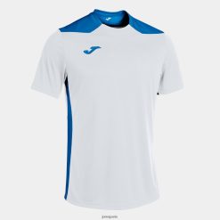Joma chemise Championnat à manches courtes VI bleu royal blanc - Joma France 848X8P1343