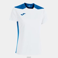 Joma chemise Championnat à manches courtes VI bleu royal blanc - Joma Paris 848X8P3963