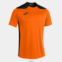 Joma chemise Championnat à manches courtes VI noir orange - Joma Paris 848X8P1475