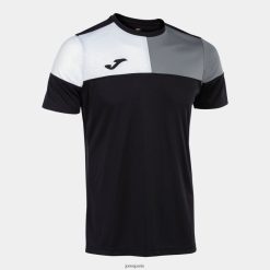 Joma chemise Crew à manches courtes V blanc gris noir - Joma Paris 848X8P201