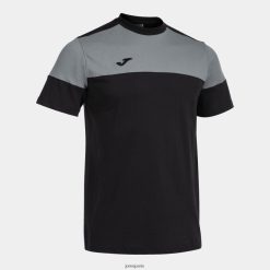 Joma chemise Crew à manches courtes V gris noir - Joma France 848X8P867