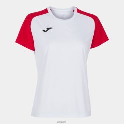 Joma chemise à manches courtes Académie IV rouge blanc - Joma France 848X8P2461