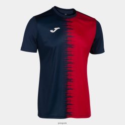 Joma chemise à manches courtes City II rouge bleu marine - Joma France 848X8P77