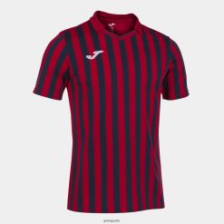 Joma chemise à manches courtes Copa II bleu marine rouge - Joma Paris 848X8P3550