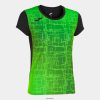 Joma chemise à manches courtes Elite VIII vert fluorescent noir - Joma Paris 848X8P2114