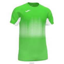 Joma chemise à manches courtes Elite VII Vert fluorescent blanc - Joma France 848X8P3021