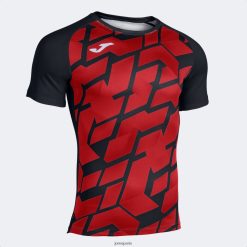 Joma chemise à manches courtes Myskin III rouge noir - Joma Paris 848X8P3050