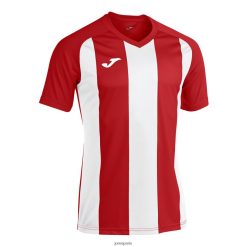 Joma chemise à manches courtes Pise II blanc rouge - Joma France 848X8P3319