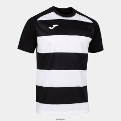 Joma chemise à manches courtes Prorugby II blanc noir - Joma Paris 848X8P1413
