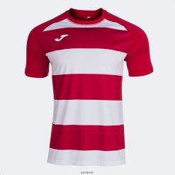Joma chemise à manches courtes Prorugby II blanc rouge - Joma Paris 848X8P4257