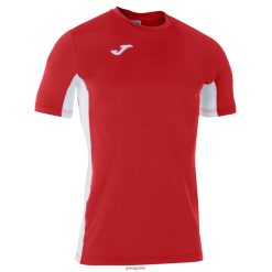 Joma chemise à manches courtes Superliga blanc rouge - Joma France 848X8P4716
