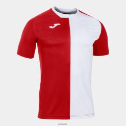 Joma chemise à manches courtes blanc rouge - Joma Paris 848X8P2882