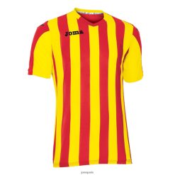 Joma chemise à manches courtes copa jaune rouge - Joma France 848X8P4487