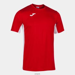 Joma chemise à manches courtes cosenza blanc rouge - Joma France 848X8P3141