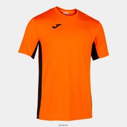 Joma chemise à manches courtes cosenza noir orange - Joma Paris 848X8P1267