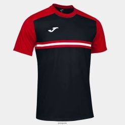 Joma chemise à manches courtes hispa iv rouge noir - Joma Paris 848X8P3186