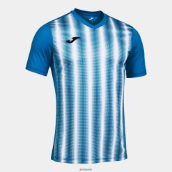 Joma chemise à manches courtes interI Blanc royal - Joma France 848X8P3325