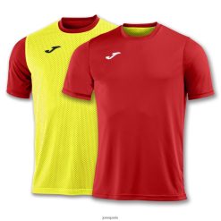 Joma chemise à manches courtes jaune rouge - Joma Paris 848X8P4580