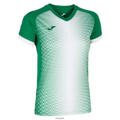 Joma chemise à manches courtes supernova blanc vert - Joma France 848X8P2602