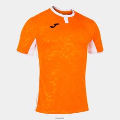 Joma chemise à manches courtes tolétum II blanc orange - Joma Paris 848X8P4626