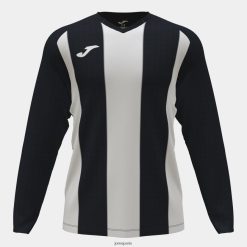 Joma chemise à manches longues Pise II blanc noir - Joma Paris 848X8P1239