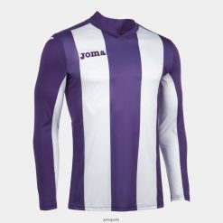 Joma chemise à manches longues Pise blanc violet - Joma Paris 848X8P3526