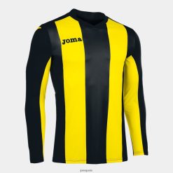 Joma chemise à manches longues Pise jaune noir - Joma France 848X8P3525