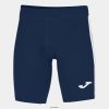 Joma collants courts Elite VII blanc bleu marine - Joma France 848X8P565