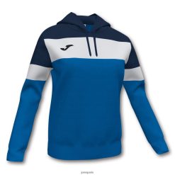 Joma Équipage de pull à capuche IV Royal Blue Navy Blue Blanc - Joma Paris 848X8P3584
