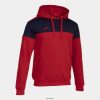 Joma Équipage de pull à capuche V bleu marine rouge - Joma Paris 848X8P175
