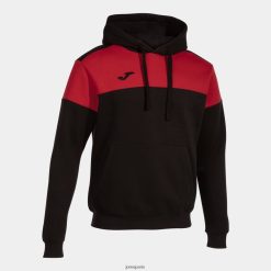 Joma Équipage de pull à capuche V rouge noir - Joma France 848X8P4244