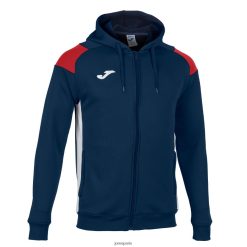 Joma équipage de veste à capuche III Blanc rouge bleu marine - Joma France 848X8P1468