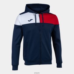 Joma équipage de veste à capuche V Blanc rouge bleu marine - Joma Paris 848X8P1358