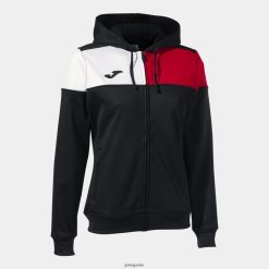 Joma équipage de veste à capuche V Blanc rouge noir - Joma France 848X8P2413