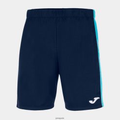 Joma shorts maxi Turquoise fluorescente bleu marine - Joma Paris 848X8P4596