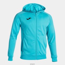 Joma veste à capuchon Menfis turquoise fluorescente - Joma France 848X8P844